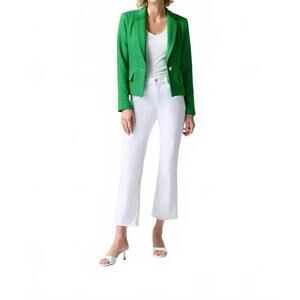 NEW JOSEPH RIBKOFF single breasted blazer in island green
